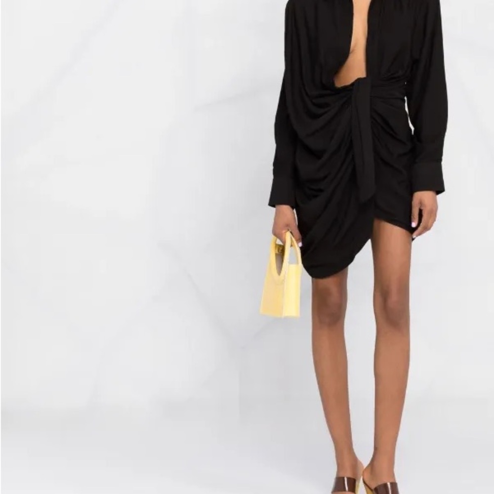 Jacquemus Black Long Sleeve Dress